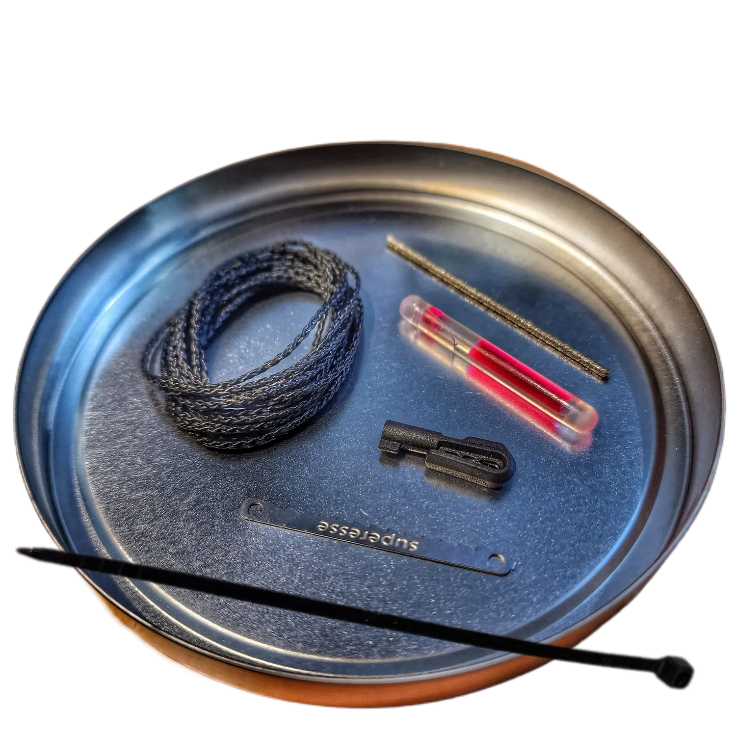 EDC Cache Markers - Hollow Sharpie with internal stash of survival supplies. Superesse Straps LLC