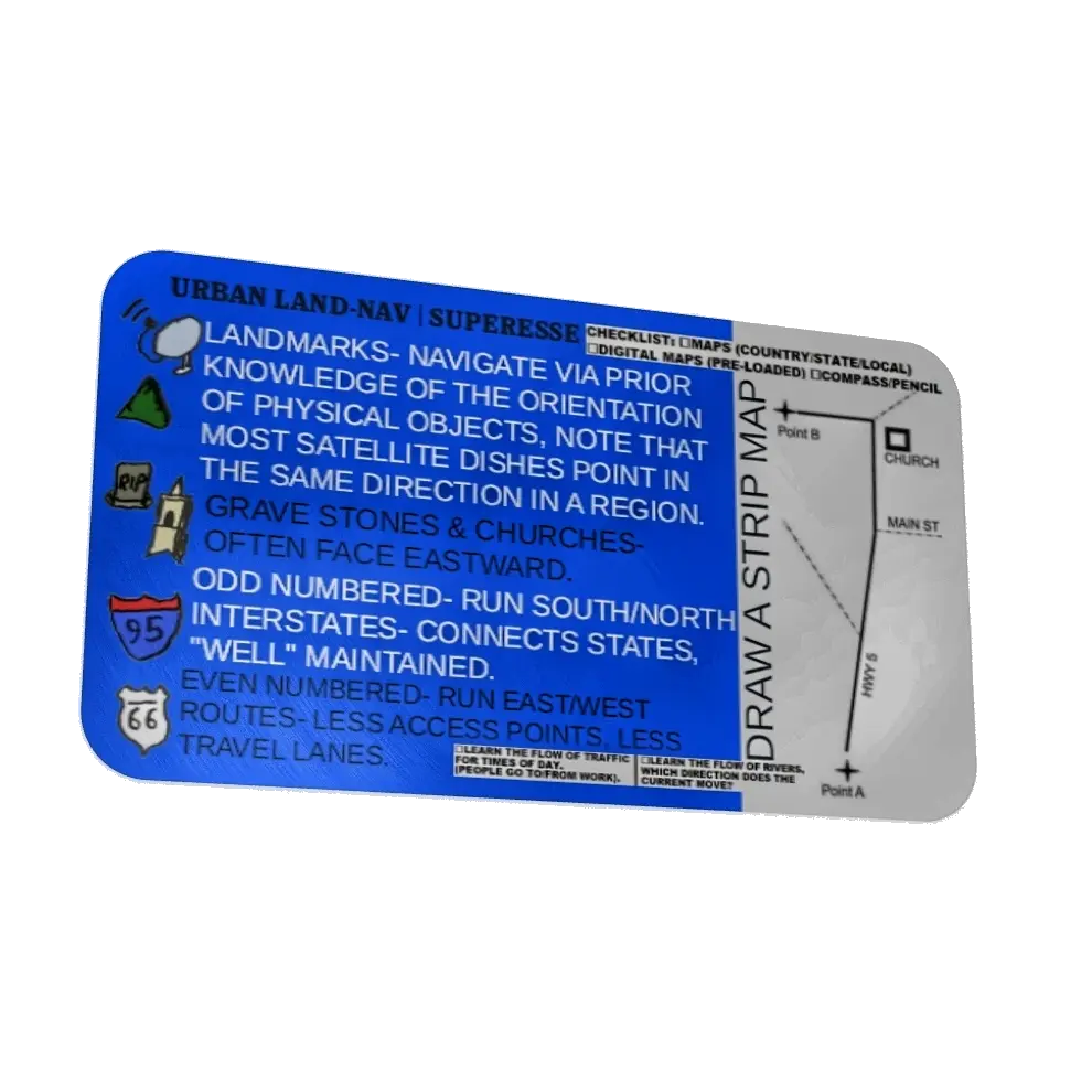 Survival Reference Decal Pack - Collection of 11 Stickers Superesse Straps LLC