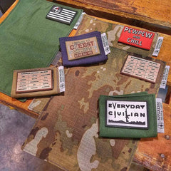 Tactical Tissue: Morale Patch compatible Ripstop stitched hank with covert storage pocket. Superesse Straps LLC