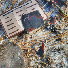 Fire Patch Kit: fire crafting supplies and tinder Superesse Straps LLC