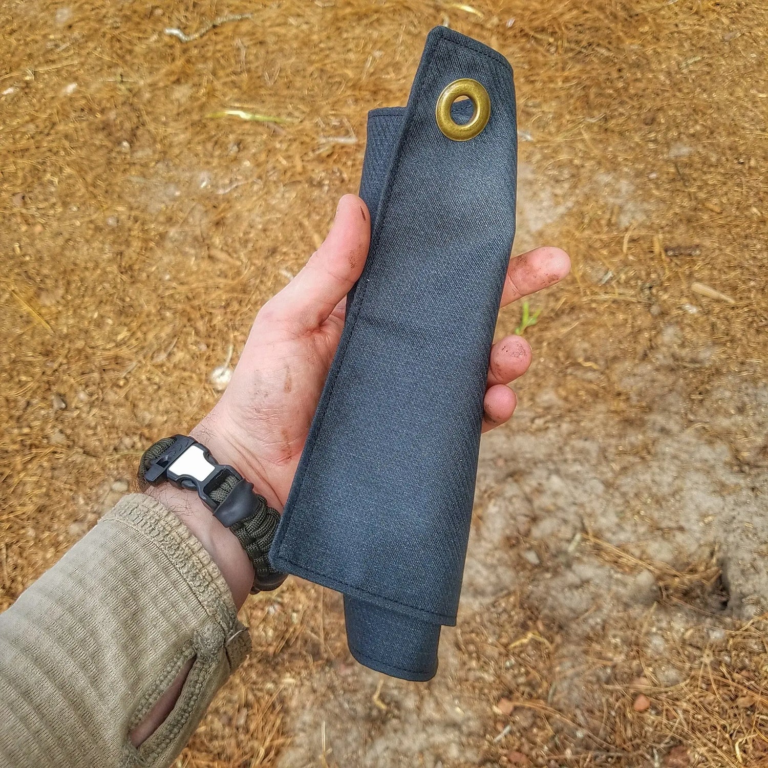 Camp Rag - Burn Proof Work Cloth built from Durable Kevlar Fabric w/ Lanyard Grommet. Superesse Straps LLC