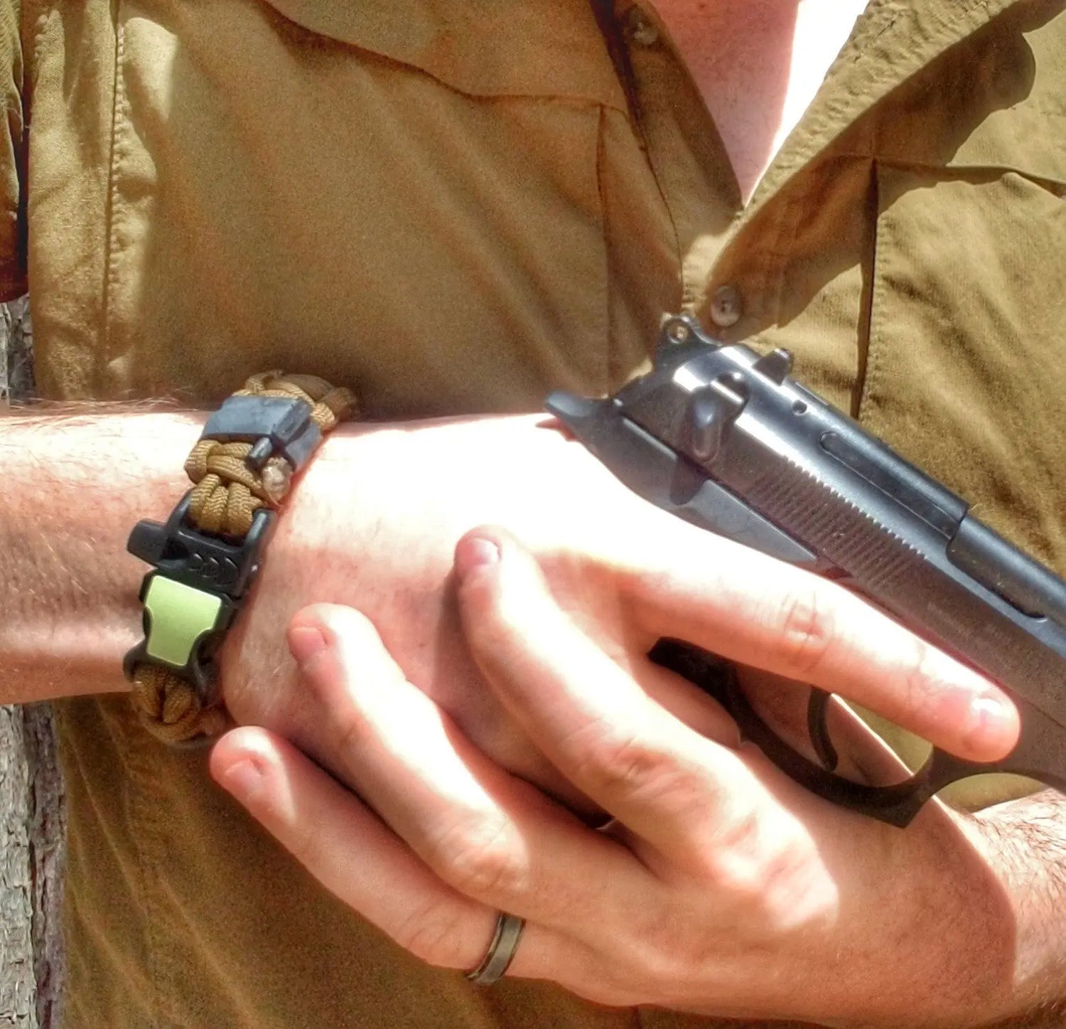 Expeditious Band - Quick Deploy SERE, Hunting, and EDC Survival Bracelet. Superesse Straps LLC