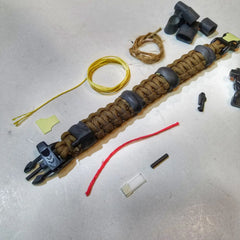 Expeditious Band - Quick Deploy SERE, Hunting, and EDC Survival Bracelet. Superesse Straps LLC