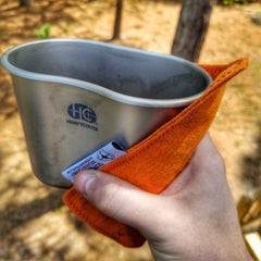 Camp Rag - Burn Proof Work Cloth built from Durable Kevlar Fabric w/ Lanyard Grommet. Superesse Straps LLC
