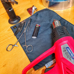 Camp Rag - Burn Proof Work Cloth built from Durable Kevlar Fabric w/ Lanyard Grommet. Superesse Straps LLC