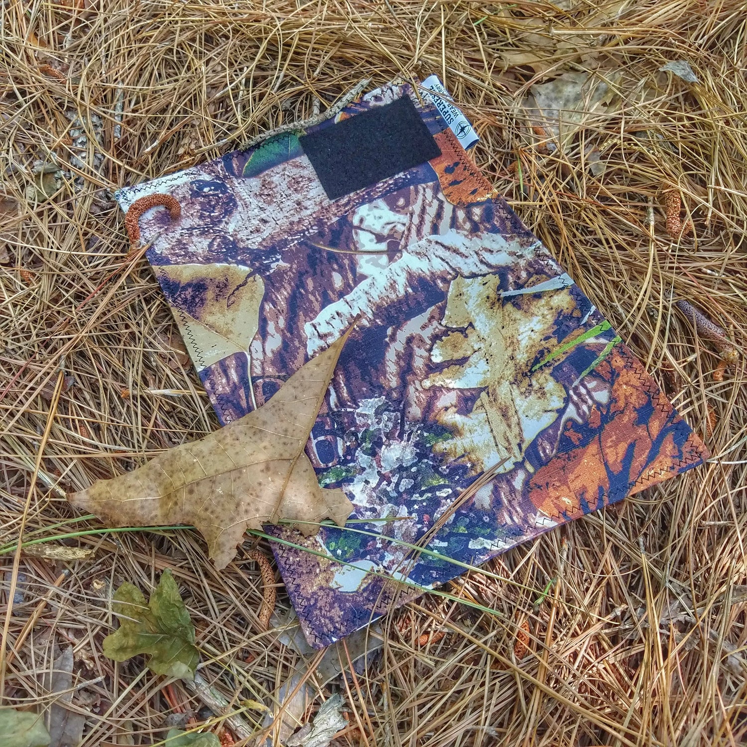 Tactical Tissue: Morale Patch compatible Ripstop stitched hank with covert storage pocket. Superesse Straps LLC