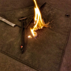 Camp Rag - Burn Proof Work Cloth built from Durable Kevlar Fabric w/ Lanyard Grommet. Superesse Straps LLC