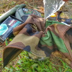 Filter Bandana - Water Pre-Filtration and Air-Contaminant Face Barrier. Superesse Straps LLC
