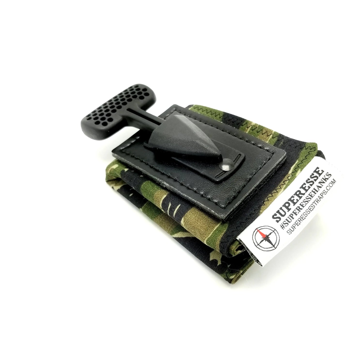 Tactical Tissue: Morale Patch compatible Ripstop stitched hank with covert storage pocket. Superesse Straps LLC