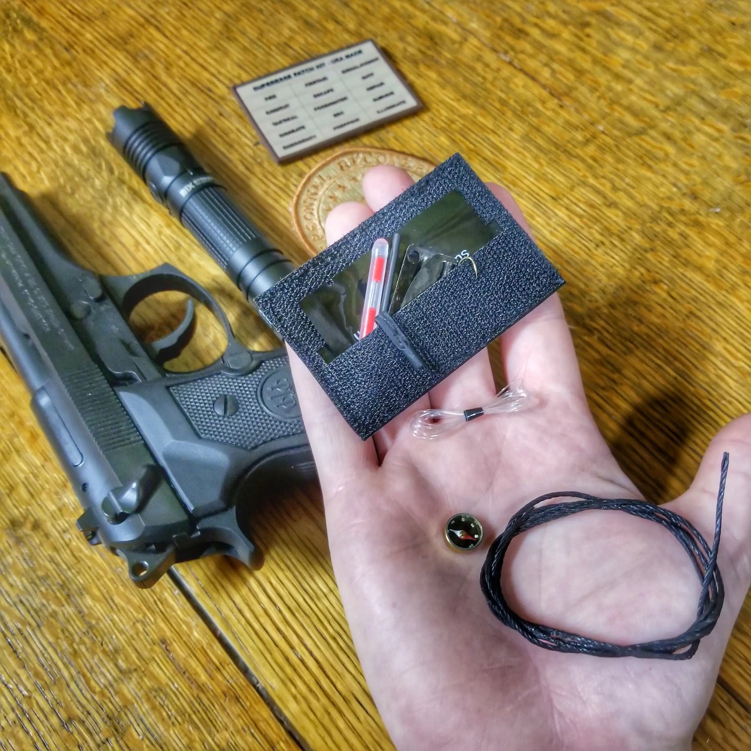 SERE Patch Kit: covert military kit for Survive, Evade, Resist, Escape scenarios Superesse Straps LLC