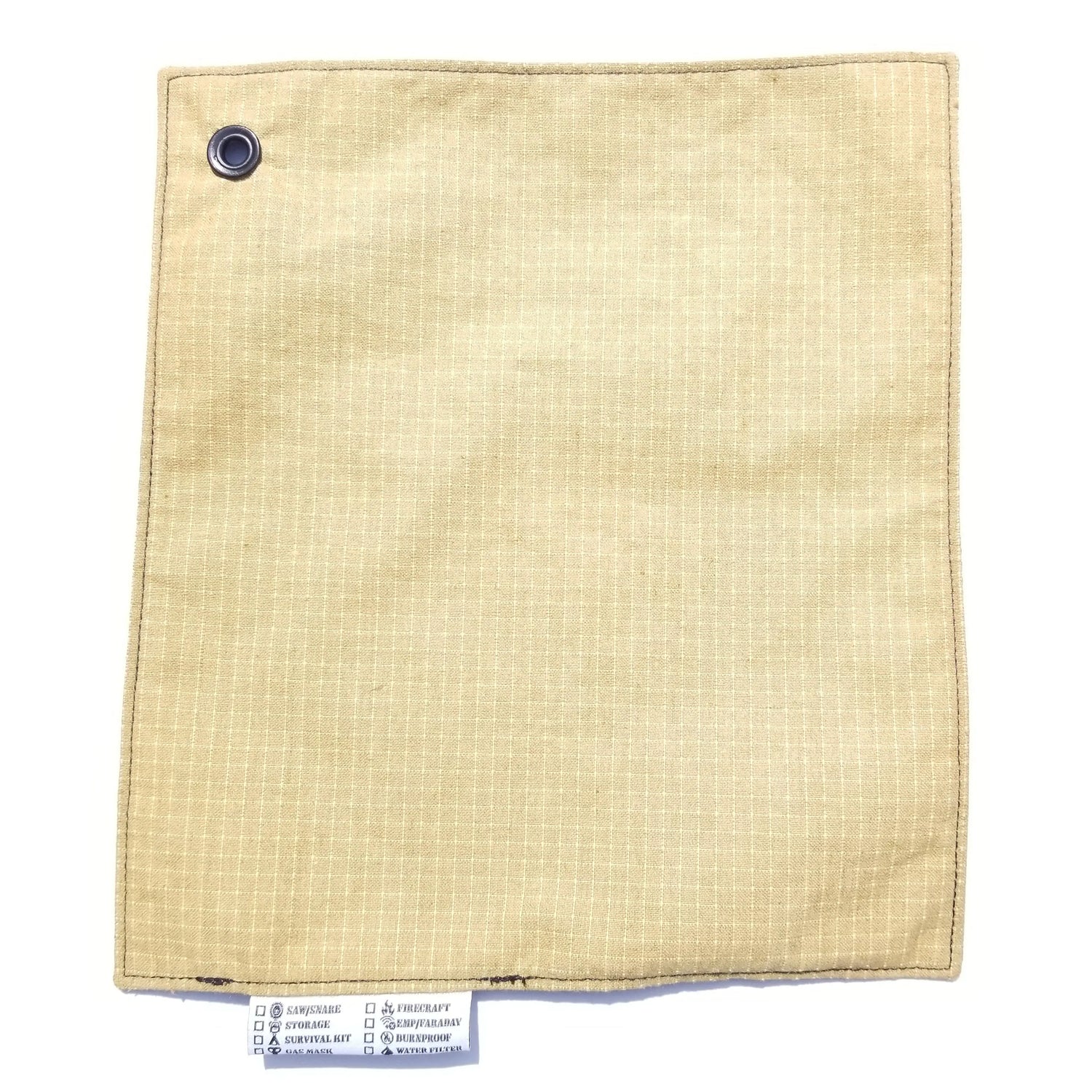 Camp Rag - Burn Proof Work Cloth built from Durable Kevlar Fabric w/ Lanyard Grommet. Superesse Straps LLC