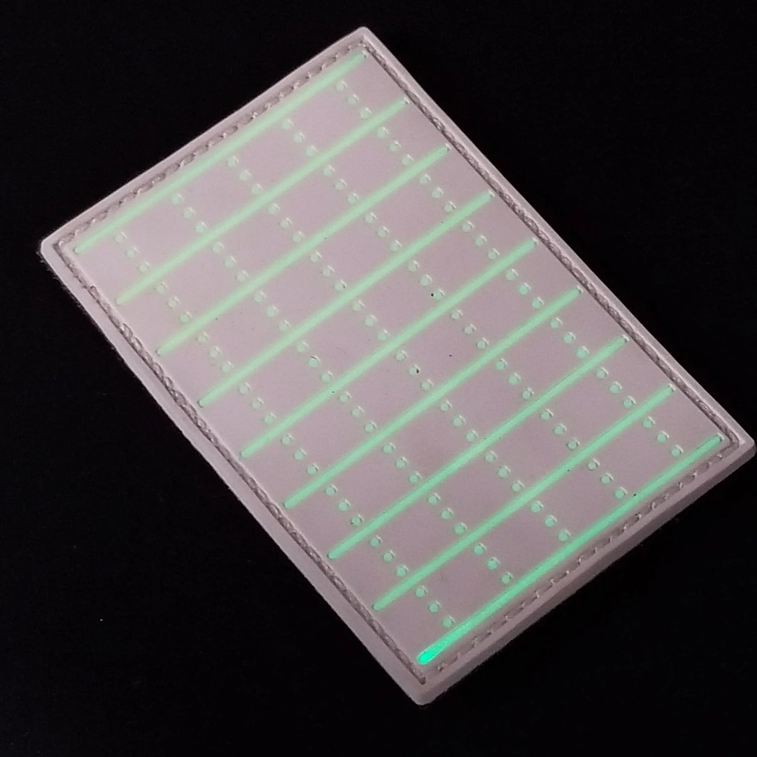 Note Patch Kit: Writable PVC surface for field notetaking with illuminated memo graph. Superesse Straps LLC