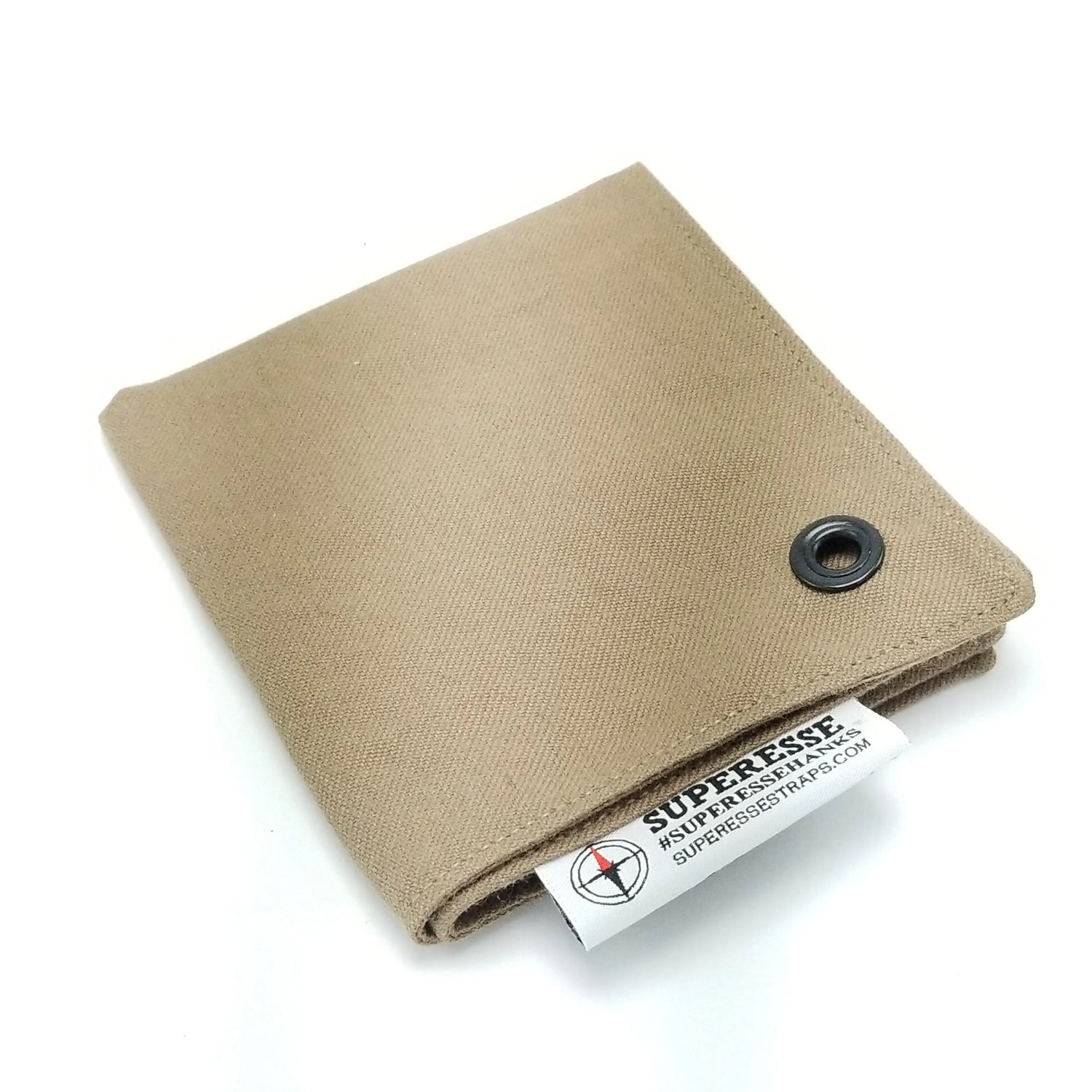 Camp Rag - Burn Proof Work Cloth built from Durable Kevlar Fabric w/ Lanyard Grommet. Superesse Straps LLC