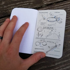 Superesse Field Memo Pad (Yellow) - Durable Pocket Notebook with Survival References Superesse Straps LLC