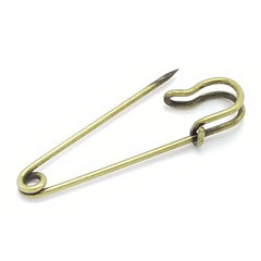 Bushcraft Safety Pin - Heavyduty Single Wire Steel Pin Superesse Straps LLC