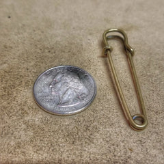 Bushcraft Safety Pin - Heavyduty Single Wire Steel Pin Superesse Straps LLC