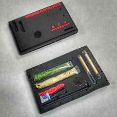 Superesse Survival Patch: Compartmentalized Micro EDC and Survival Kit Superesse Straps LLC