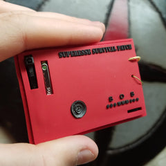 Superesse Survival Patch: Compartmentalized Micro EDC and Survival Kit Superesse Straps LLC