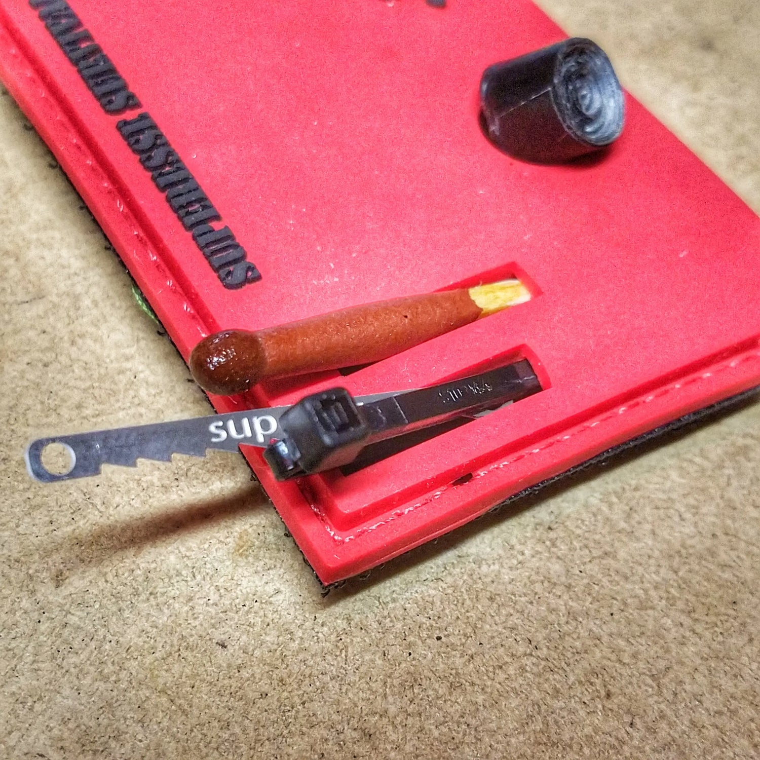 Superesse Survival Patch: Compartmentalized Micro EDC and Survival Kit Superesse Straps LLC