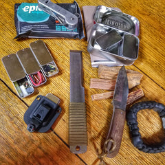 EDC Pocket Tin - Compartmentalized Survival Kits Superesse Straps LLC