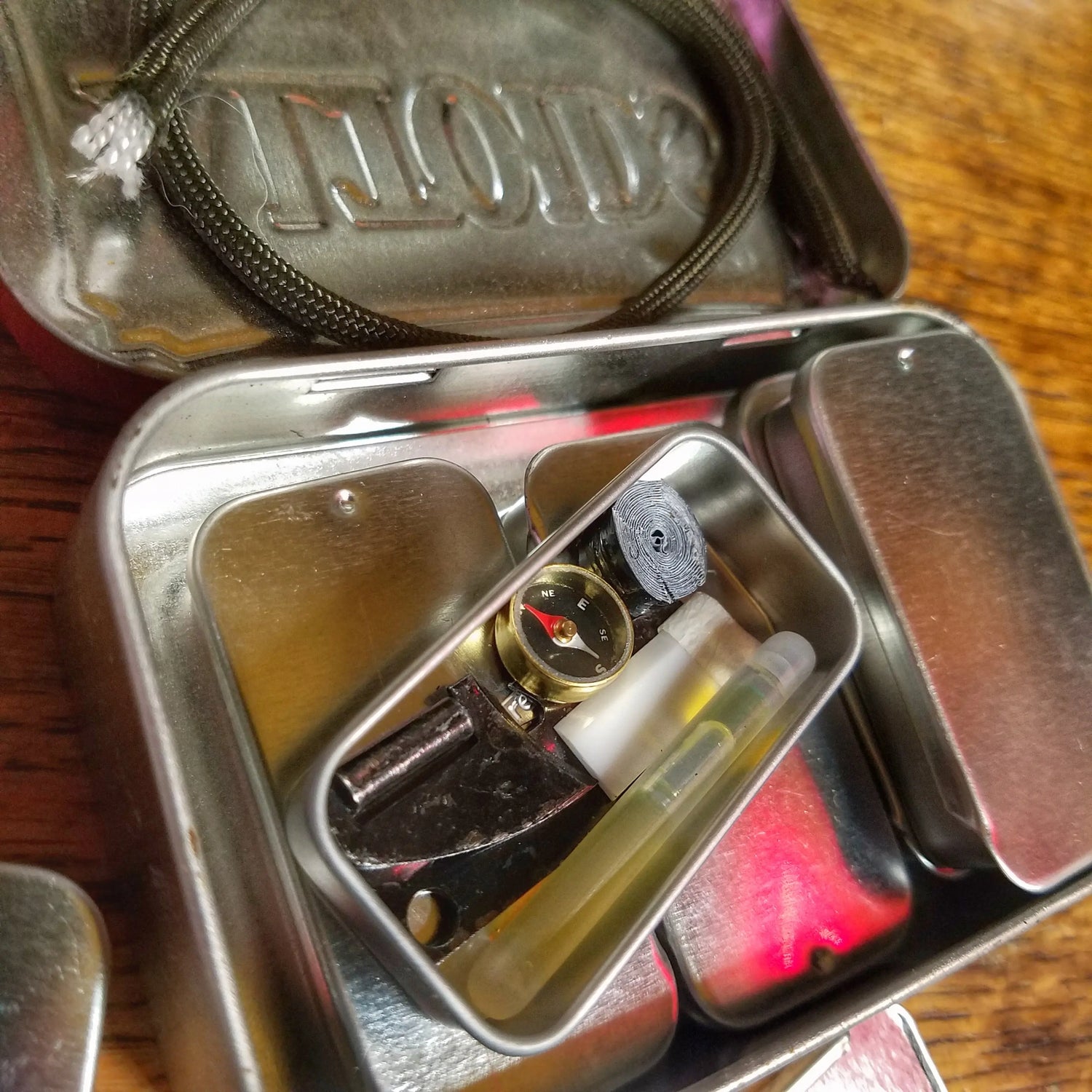 EDC Pocket Tin - Compartmentalized Survival Kits Superesse Straps LLC