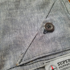 Saw Shemagh: Firestarter sewn button, built-in Kevlar Utility Saw, Fire Tinder border. Superesse Straps LLC