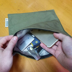 Faraday Hank - EMP/Radiation/RFID Resistant Handkerchief. Superesse Straps LLC