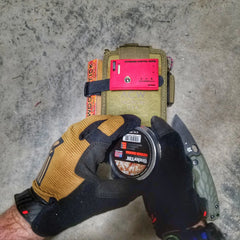 Superesse Survival Patch: Compartmentalized Micro EDC and Survival Kit Superesse Straps LLC