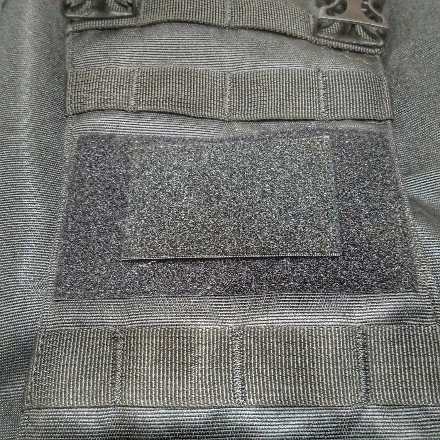 Subdued Storage Pocket Patch: A coverable two layer Velcro patch with hook and loop sides. Superesse Straps LLC