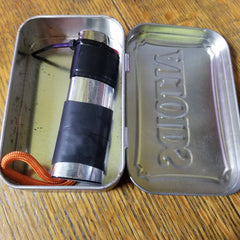 Survival Kit Lighter - Fire Starter outfitted with supplies. Superesse Straps LLC