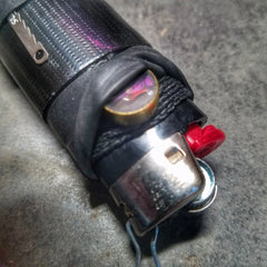 Survival Kit Lighter - Fire Starter outfitted with supplies. Superesse Straps LLC