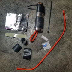 Survival Kit Lighter - Fire Starter outfitted with supplies. Superesse Straps LLC