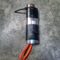 Survival Kit Lighter - Fire Starter outfitted with supplies. Superesse Straps LLC
