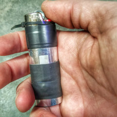 Survival Kit Lighter - Fire Starter outfitted with supplies. Superesse Straps LLC