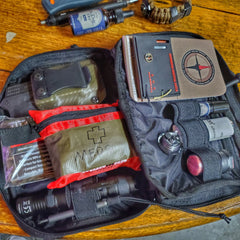 Superesse Survival Patch: Compartmentalized Micro EDC and Survival Kit Superesse Straps LLC