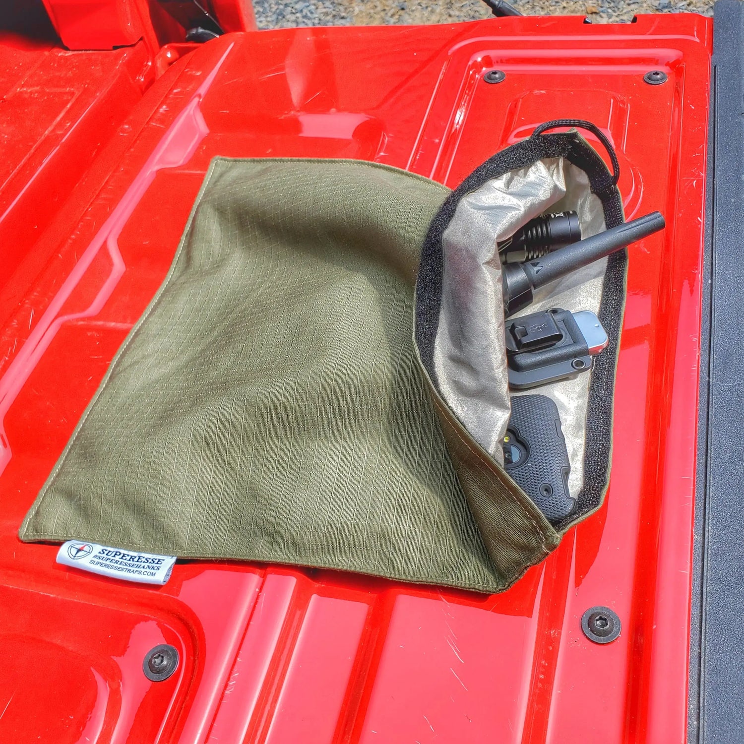 Faraday Hank - EMP/Radiation/RFID Resistant Handkerchief. Superesse Straps LLC