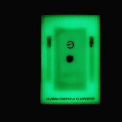 Illumination Patch Kit: Built-in Flashlight and Chemlight Morale Patch Superesse Straps LLC
