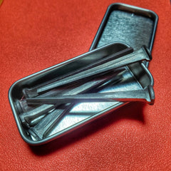 Shelter Nail - Titanium & Steel Wrought Hammering Spike for Trail and Utility Tasks Superesse Straps LLC