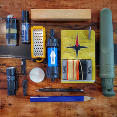 Superesse Field Memo Pad (Yellow) - Durable Pocket Notebook with Survival References Superesse Straps LLC