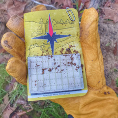 Superesse Field Memo Pad (Yellow) - Durable Pocket Notebook with Survival References Superesse Straps LLC