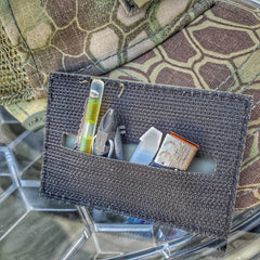 Storage Pocket Patch: Morse and Tap Code Superesse Straps LLC