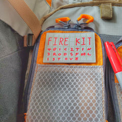 Note Patch Kit: Writable PVC surface for field notetaking with illuminated memo graph. Superesse Straps LLC