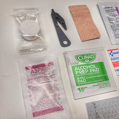 Rescue Patch Kit: emergency tools and last resort first-aid Superesse Straps LLC