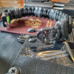 Expeditious Band - Quick Deploy SERE, Hunting, and EDC Survival Bracelet. Superesse Straps LLC