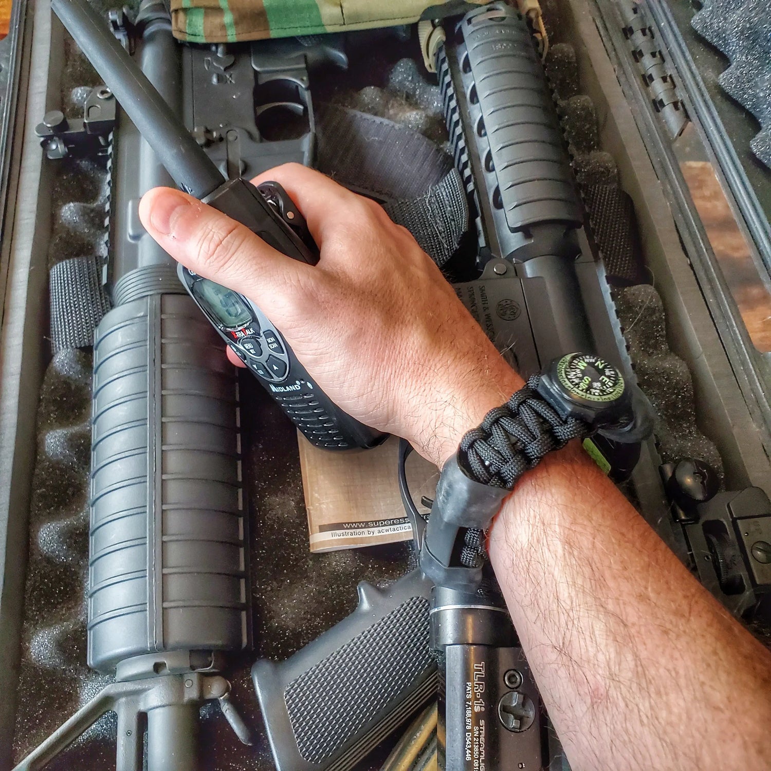 Expeditious Band - Quick Deploy SERE, Hunting, and EDC Survival Bracelet. Superesse Straps LLC