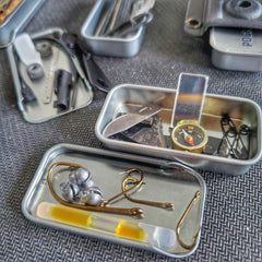 EDC Pocket Tin - Compartmentalized Survival Kits Superesse Straps LLC