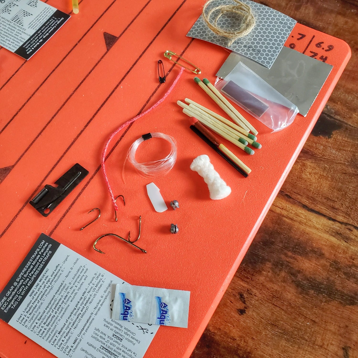 Shim Personal Survival Cards - Wallet Size Vacuum Sealed Survival Packets Superesse Straps LLC