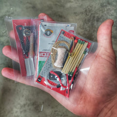 Shim Personal Survival Cards - Wallet Size Vacuum Sealed Survival Packets Superesse Straps LLC
