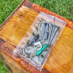 Shim Personal Survival Cards - Wallet Size Vacuum Sealed Survival Packets Superesse Straps LLC