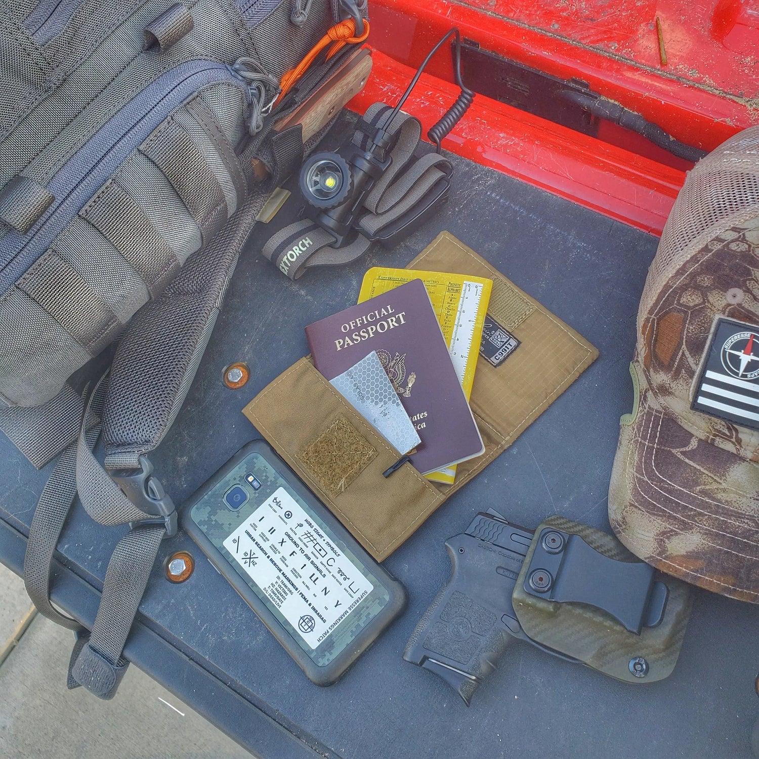 Markings and Signals Decal - Hobo Symbols, Ground to Air Signals, Search and Rescue Markings Superesse Straps LLC